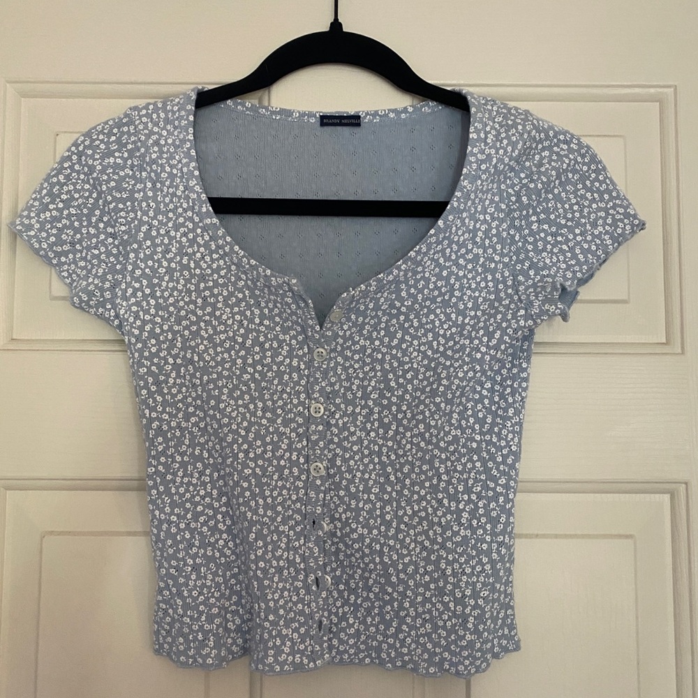brandy melville button down top